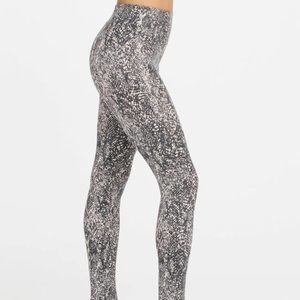 Spanx Faux Leather Snake Shine Leggings